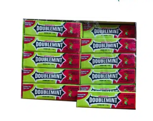 Doublemint Chewing Gum Strawberry 60 Boxes x 20 packs x 5 sticks x 13.5g